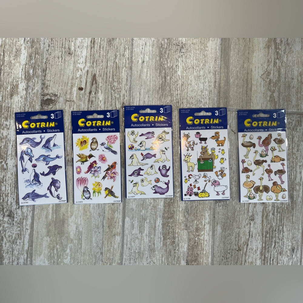 Cotrin Animal Sticker Set